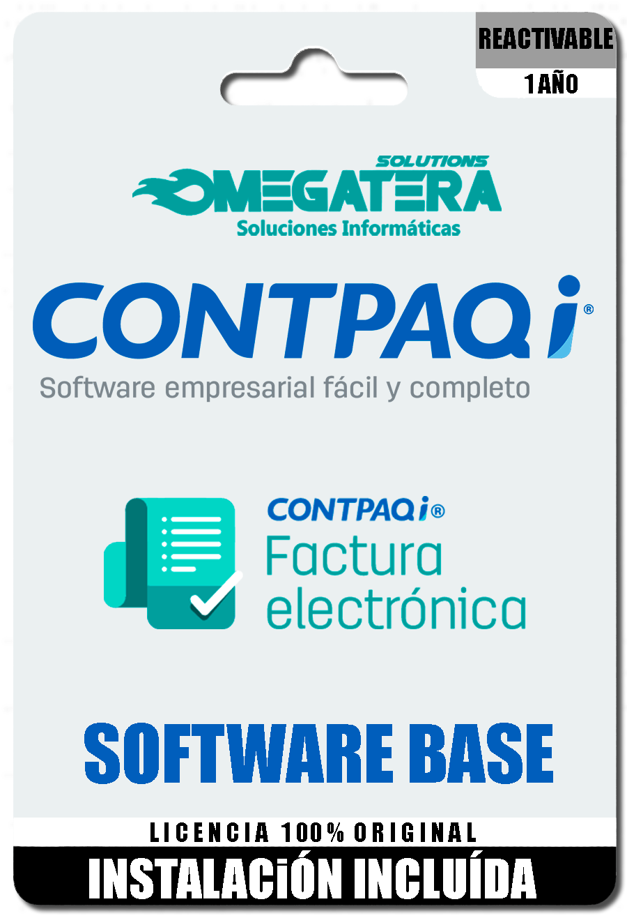 CONTPAQi MULTIEMPRESA - SOFTWARE BASE - REACTIVABLE CONTPAQi MULTIEMPRESA - SOFTWARE BASE - REACTIVABLE